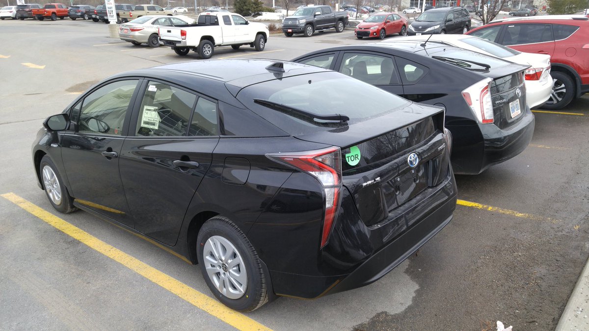 KingstonToyotaS's tweet photo. Last generation Prius vs. 2016 Prius (foreground) Drop by &amp; see the changes. #2016Prius #ygk https://t.co/dy3JyXT2dj