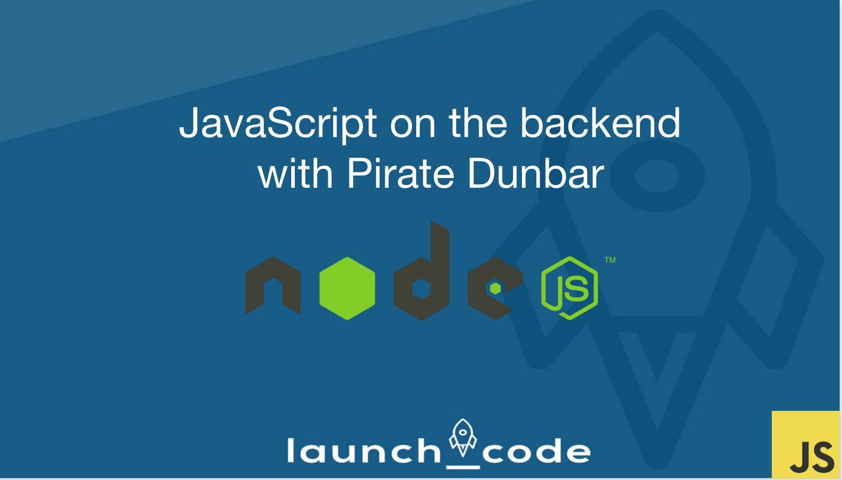 ptahdunbar's tweet image. Sneak peek of my talk on #JS on the backend with #nodejs tonight @ideacentermdc @Launch_Code #SFLSpeaksLaunchCode