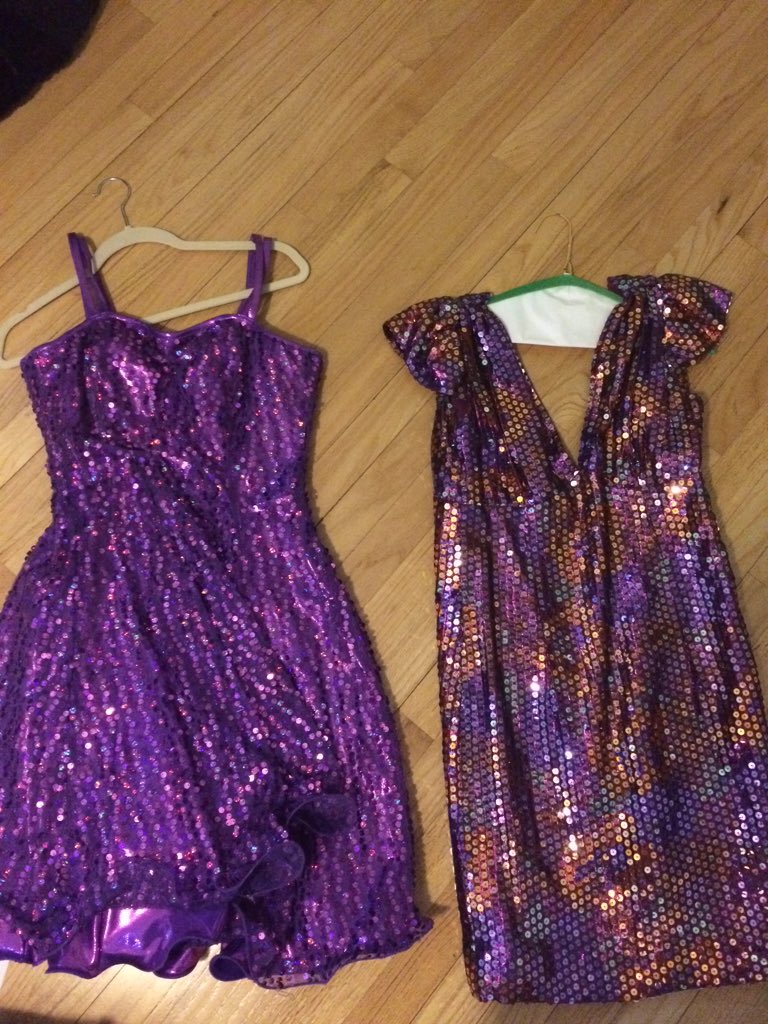 gabriellax2x's tweet photo. When your mom's dress from the eighties looks exactly like your showchoir dress😂 @FHSoundscape @shreyshrey13 https://t.co/LaAbP5XUxl