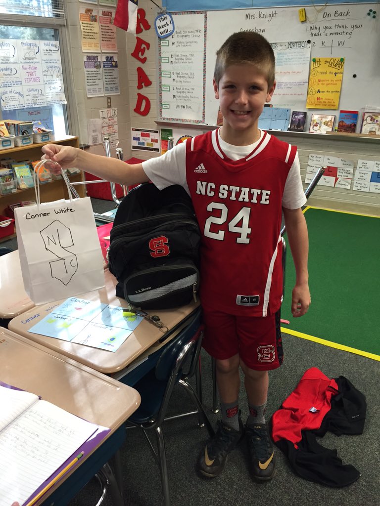 3rdGradeLeaders's tweet photo. Some of us are REALLY ready to visit NC State today! 🐺 #gopack 🐊 #gocombs https://t.co/txUIXHvKL0