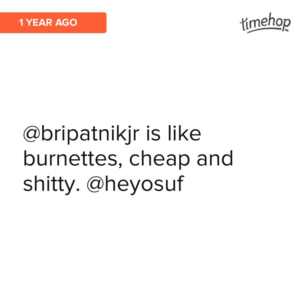 KmsFischer's tweet photo. #timehop @bripatnikjr @heyosuf still true https://t.co/XJEvLAQnY5