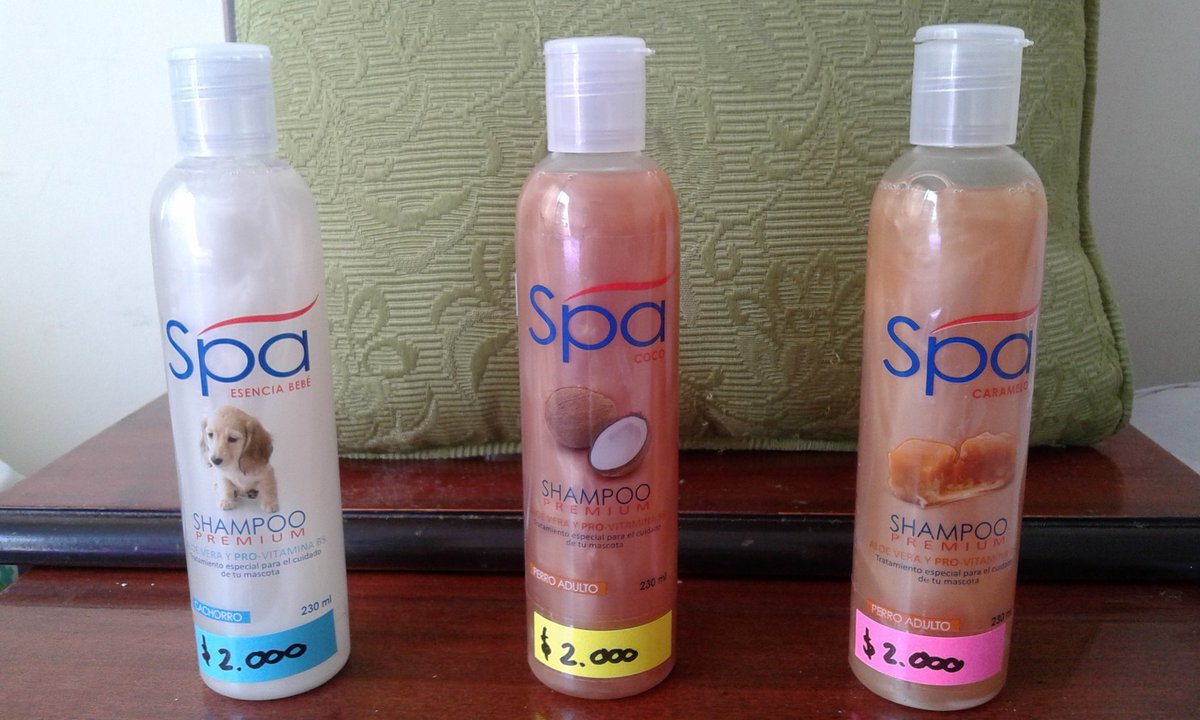MaiPets's tweet photo. Ya estamos publicando la oferta de mañana Miercoles!Shampoo adultos caramelo o coco,antes $2.000,ahora $1.600. https://t.co/pJtTSAiVJe