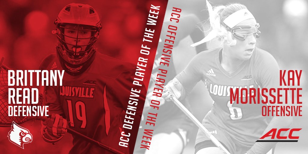 Congratulations to <a href="/kaymorissette/">Kay Morissette</a> and <a href="/BrittanyRead1/">Brittany</a> for sweeping ACC Weekly honors uofl.me/1LPqkrJ