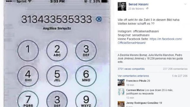 Subrayado's tweet photo. El acertijo de hoy: ¿Cuántos números “3” se ven en la imagen https://t.co/NCBzI6rpxZ https://t.co/XUTafjZA4e
