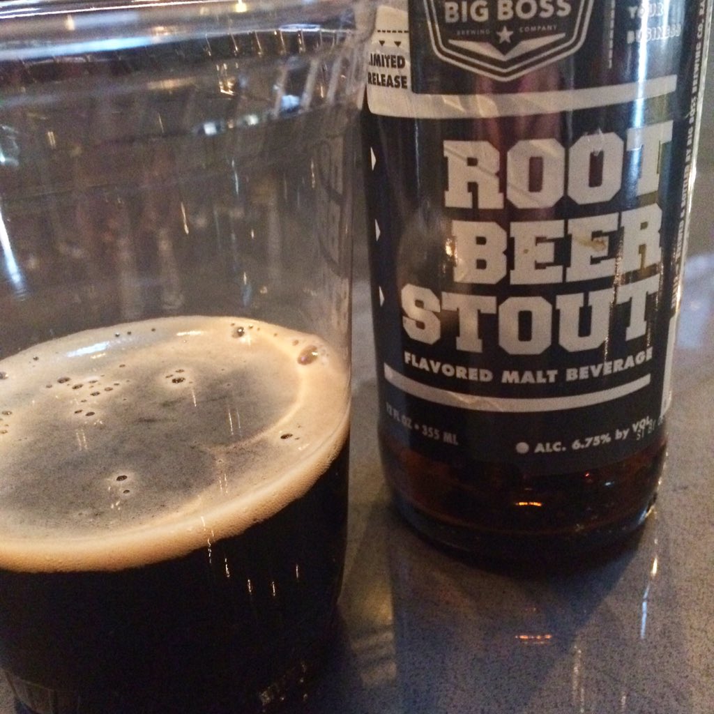 gregeboy's tweet photo. @bigbossbeer has a new tap room. And some new beers. #rootbeerstout #starduster #horsefly #ncbeer #raleighwood https://t.co/LOH8tFJgVx