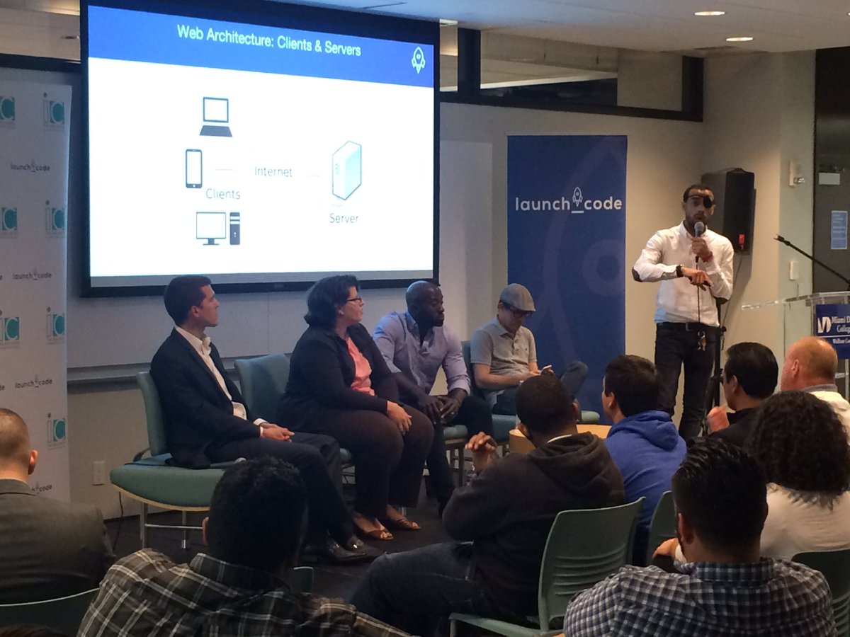 launchcode's tweet image. Great #javascript discussion w/ in Miami! Thanks for the cervezas @AnheuserBusch #SFLSpeaksLaunchCode