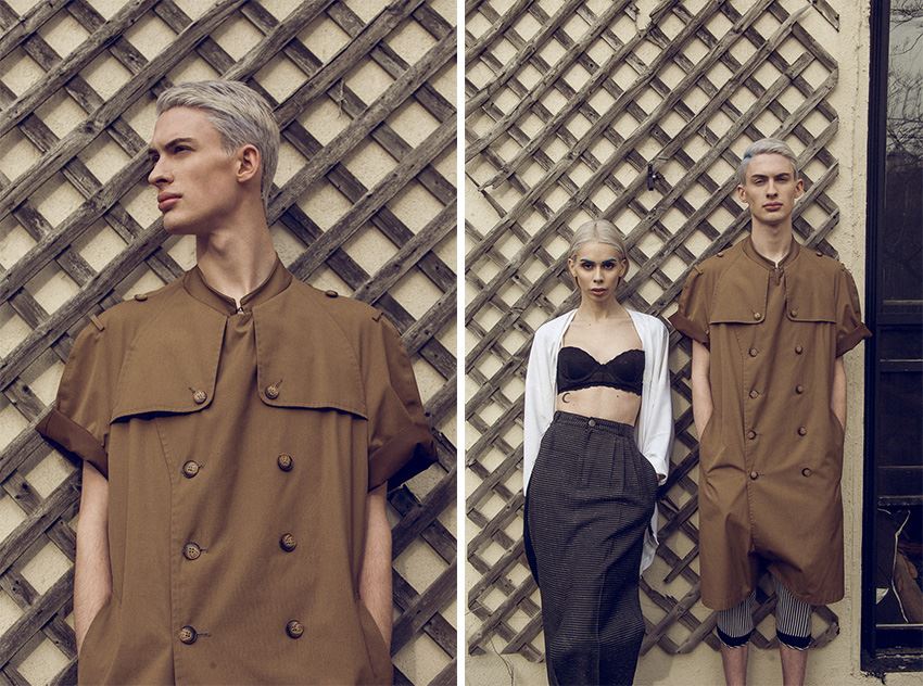 quixoticblazes's tweet image. Might be purchasing a piece from @_notequal. (The reclaimed Dior trench turned into a jumpsuit.)