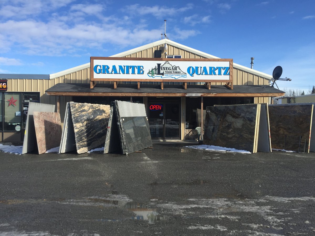 LinegarStone's tweet image. #spring in #Alaska Come check out the yard for our large selection of #granite and #quartz