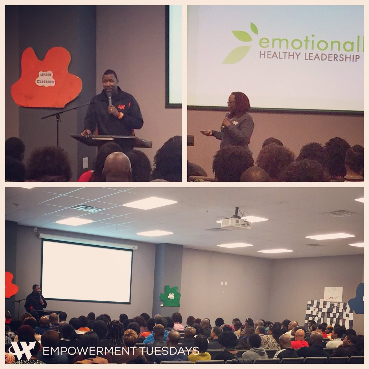 DrRAVernon's tweet photo. "Tame your feelings by naming your feelings"-It's Empowerment Tues.&amp; tonight @DrRAVernon is pouring into his leaders https://t.co/5xSG1RjN0x