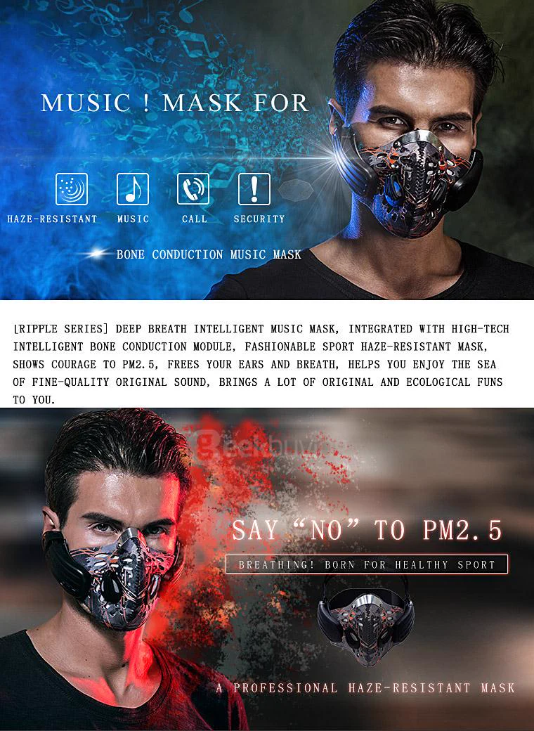 ＰＭ２.５はこれで防げ！最新のマスクが近未来すぎてかっこいい・・！！