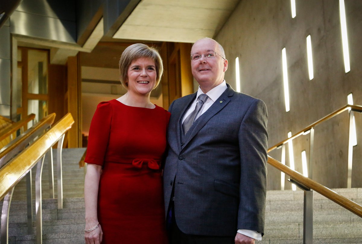 Beard_Club's tweet image. Are Nicola Sturgeon, leader of Scottish National Party, &amp;amp; Peter Murrell #Beard &amp;amp; #Merkin? #WinWin?