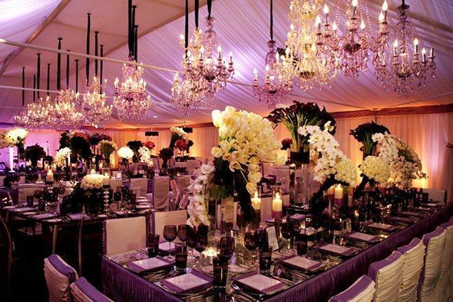 MarieKubin's tweet photo. Pipe & drape create the perfect #tent look at this gorgeous purple + amber uplighting banquet. Photo via #weddingse… https://t.co/EOJldo7X0w