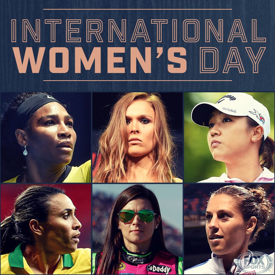 FOXSports's tweet photo. These women are redefining what it means to play like a girl. #InternationalWomensDay https://t.co/8JfqOZs0jx