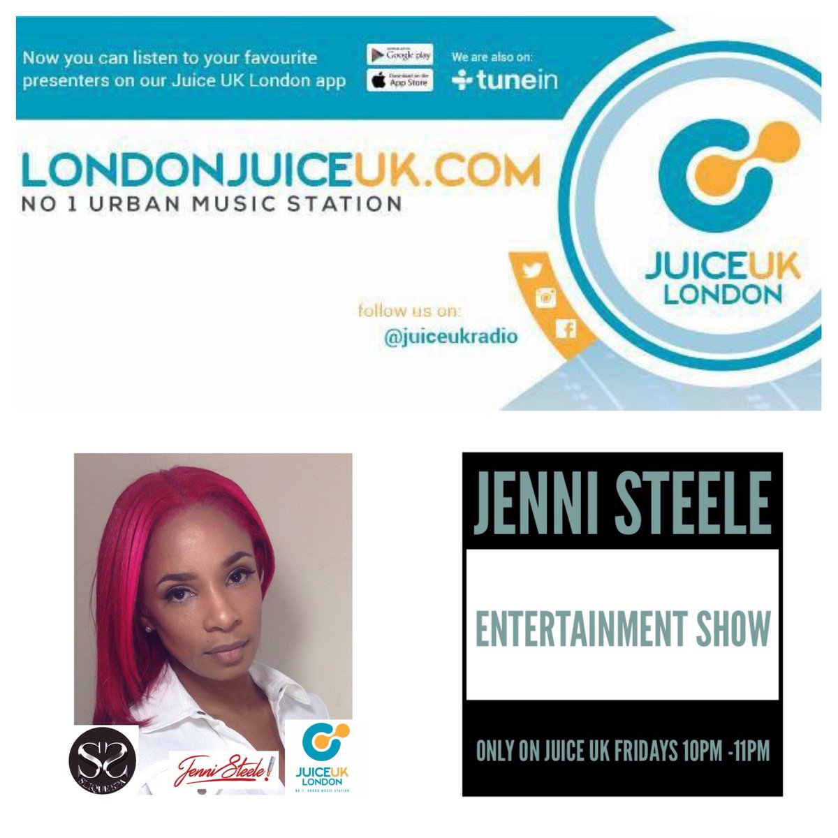 PATRICKJIGGAJAY's tweet photo. Friday's 10pm @Jenni_Lioness talks to Guests #JuiceUkEntertainmentCorrespondent 🔥📻💦 https://t.co/5BUesZEgfA