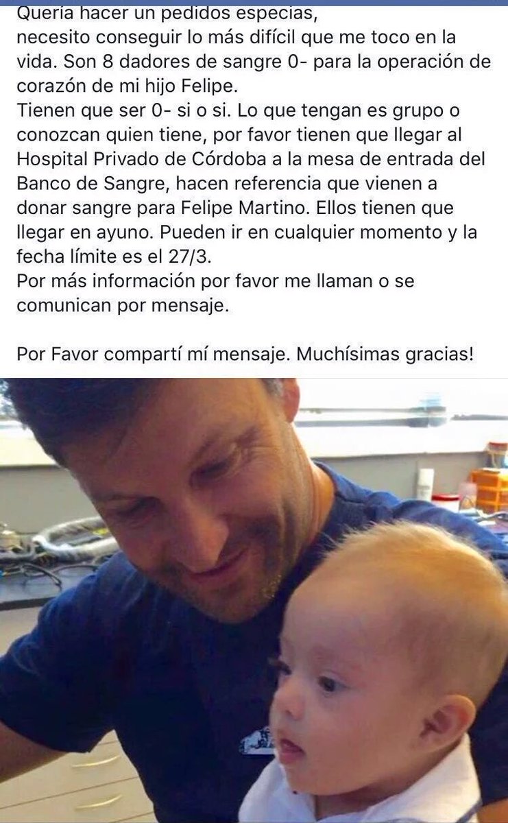 FacundoArdusso's tweet photo. Cordobeses !!! Por favor el que reuna las características que se solicitan, ayuden !!!
Muchas gracias !!! https://t.co/OwsZQgZPKa