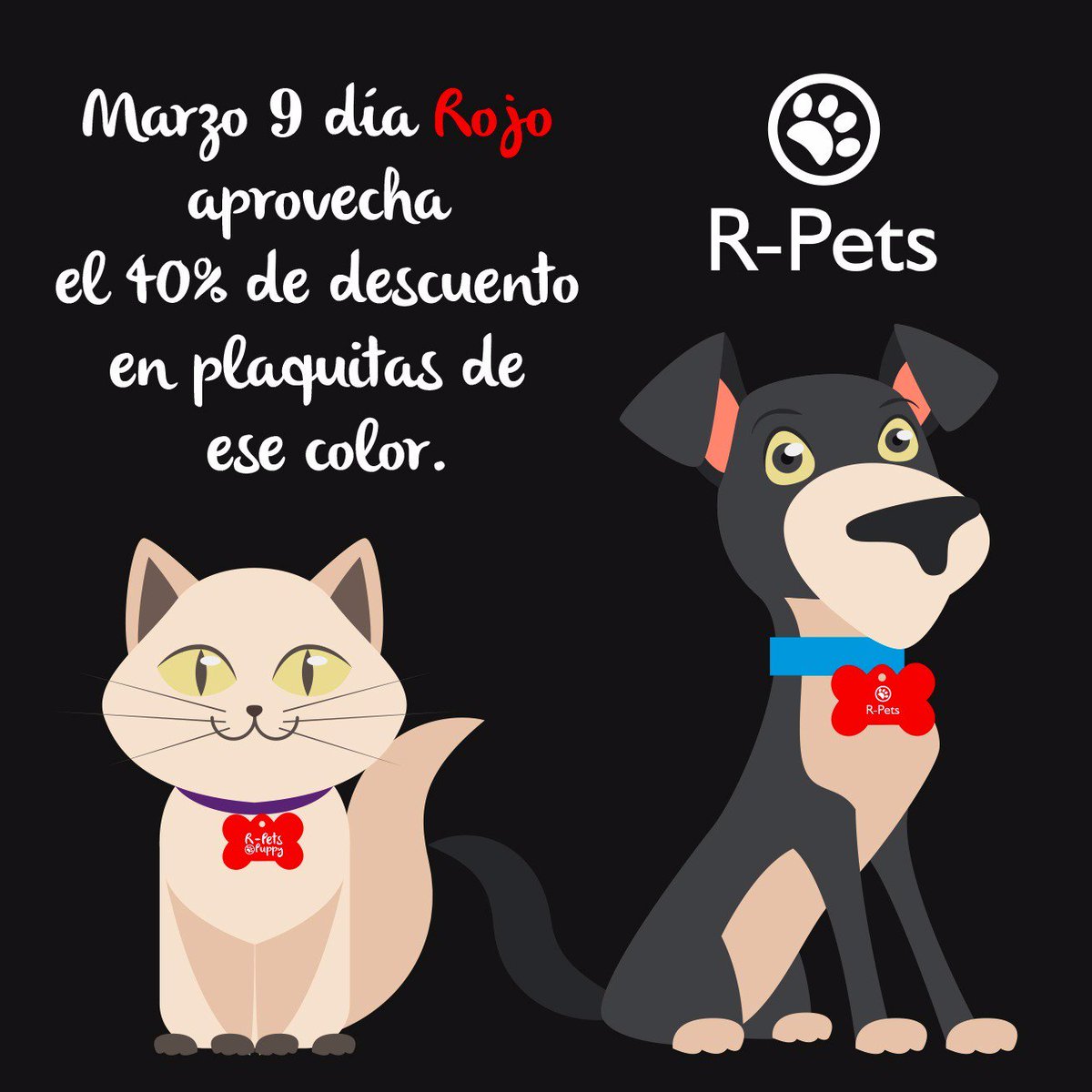 reactivorpets's tweet photo. Evita perder a tu mejor amigo ¡Cuida a tu peludito! 40% de #Descuento en el #DíaRojo https://t.co/q3TUVRsMrO