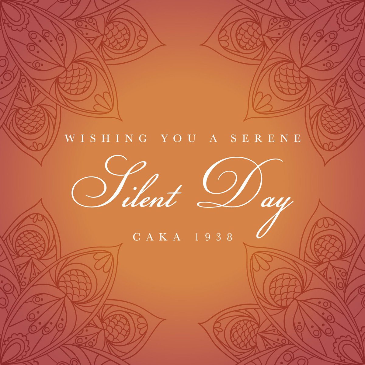 Take one day in your life every year to do some self-reflection. Happy Nyepi Day!