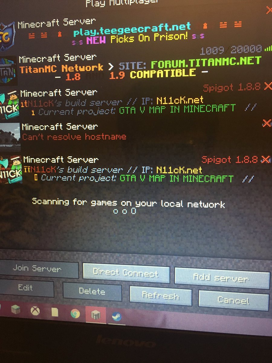 Bat_Bills's tweet photo. @theN11cK hey your server isn't letting me on I think it is out of update https://t.co/ALNOKqTE0x