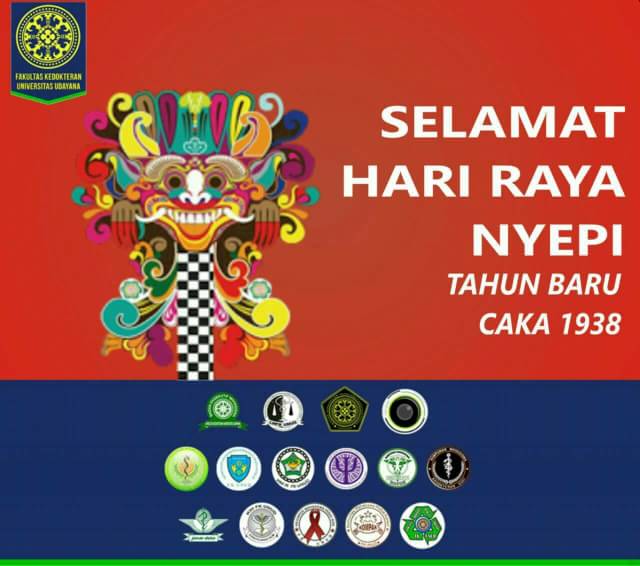 hmkmunud's tweet photo. Kami keluarga besar Fak. Kedokteran Unud mengucapkan Selamat Hari Raya Nyepi Tahun baru Caka 1938 🙏😊 #HMKMCreative https://t.co/GgiFx30omi