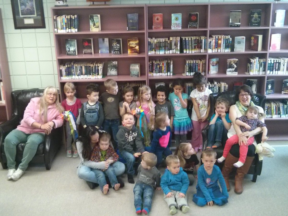 The last Story Hour in our current pink school library! See you in the fall in our new space! #dayinparadise