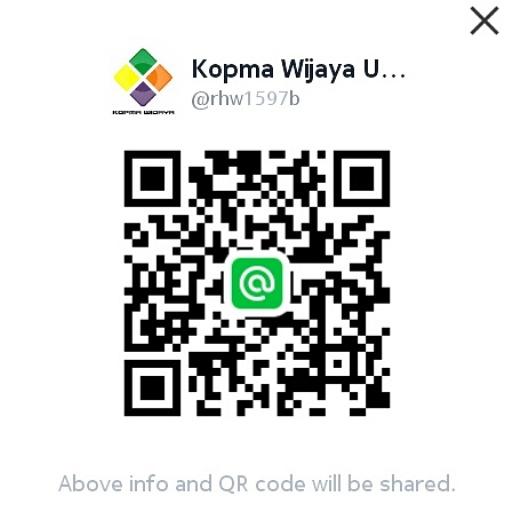 Add official account line kami gengs untuk update aktivitas terkini seputar Kopma Wijaya
