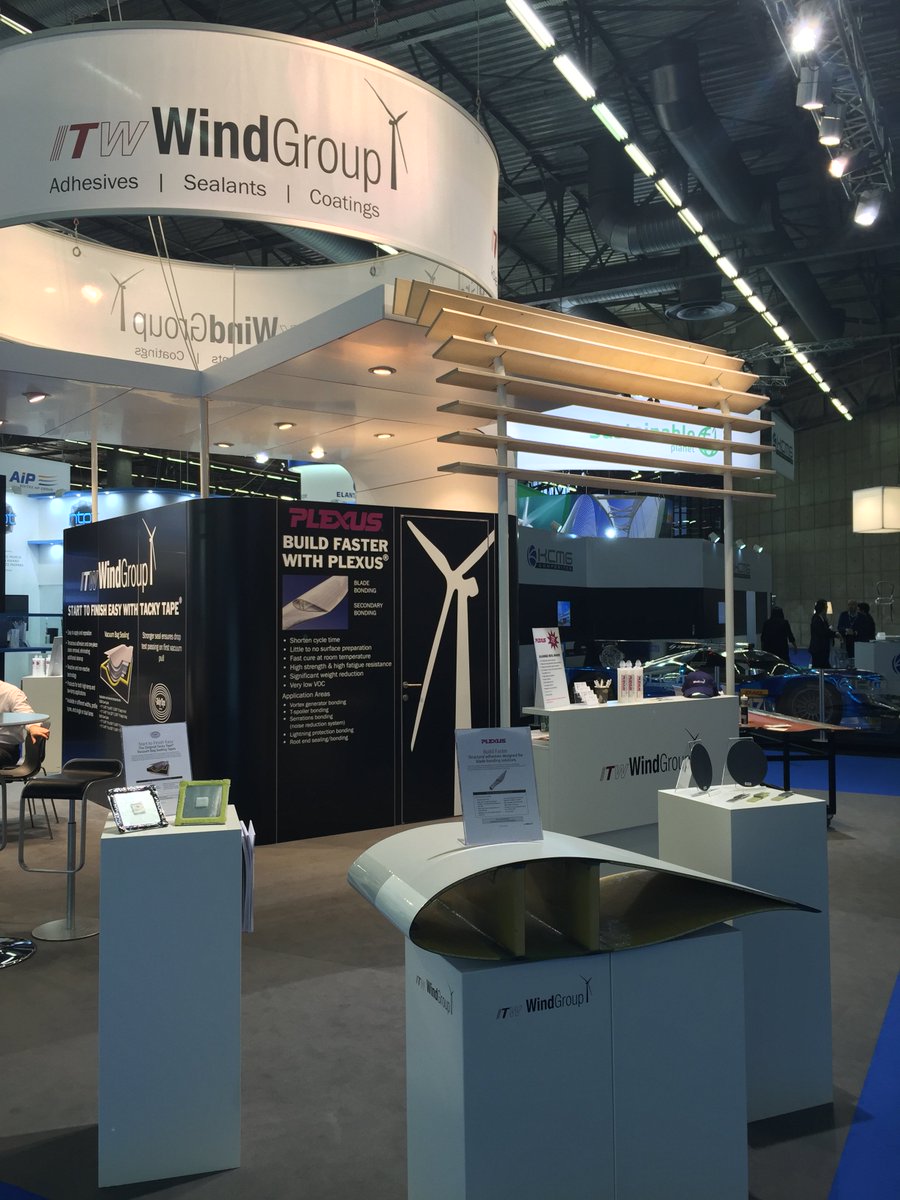 ITW_WindGroup's tweet photo. Good morning from #JECWorld2016. Learn how to build faster with solutions in Hall 6 Booth L6. @JECComposites https://t.co/gUOcBL1Cg8