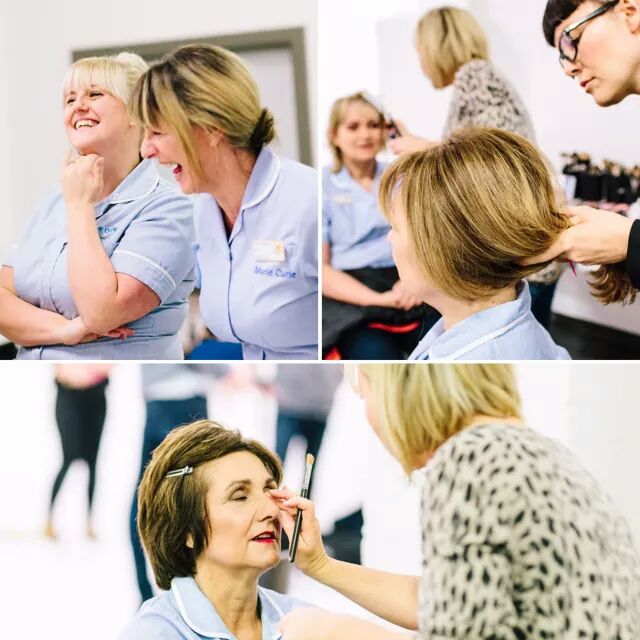 Our nurses were treated to a makeover by Superdrug - thanks! <a href="/superdrug/">Superdrug</a>  are hoping to raise £200k for us in 2016.