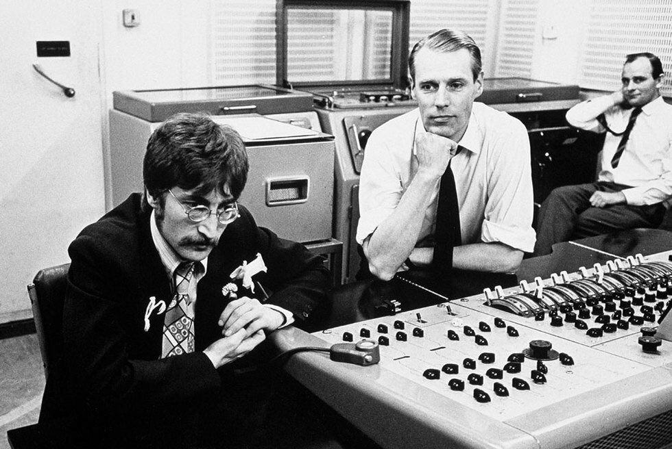 George Martin. Pioneering Record producer. The man at the start of it all. The Beatles creative foil.  #TheBeatles