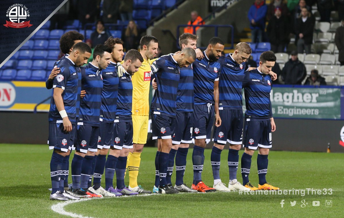 OfficialBWFC's tweet photo. 70 years on, we are #RememberingThe33. #BWFC https://t.co/XtOqDGUbbe