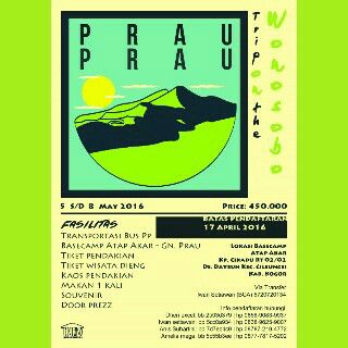 ExcelDheri's tweet photo. Ayo yang mau join bareng ke prau @infogunung https://t.co/2qfgt9YWZt