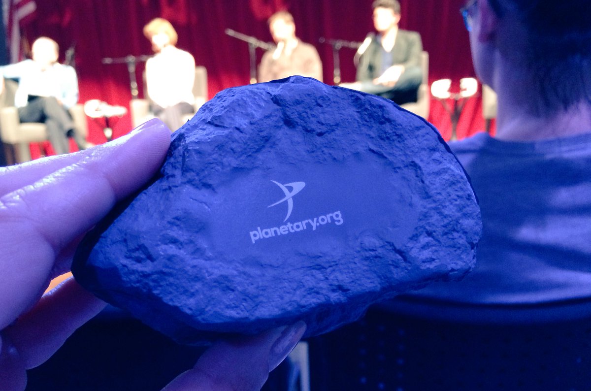 w00ki33's tweet photo. My squishy prize for guessing #Enceladus at #PlanetaryRadioLive. #planet9 https://t.co/kksPwBaKzi