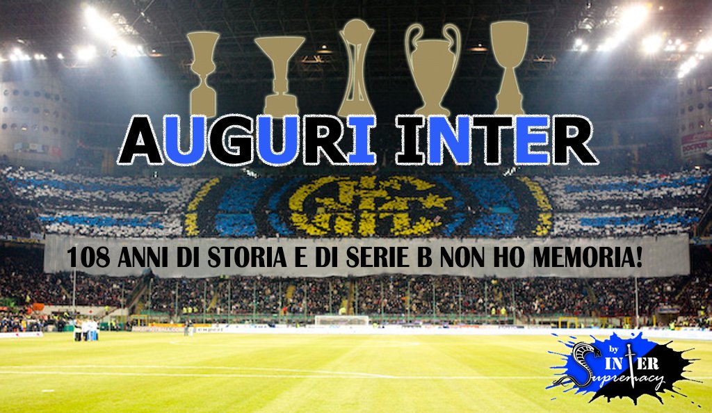 int3rsupr3macy's tweet photo. Tanti auguri #Inter per i tuoi 108 anni di STORIA! 
Orgoglioso di essere interista.
  #amala #108AnniInter ⚫🔵♥♥♥ https://t.co/DUS7BhKY0a