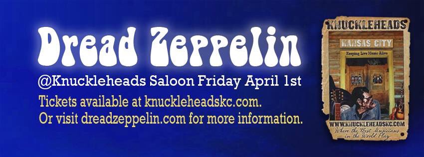 HajCharlie's tweet photo. This ain't no #AprilFoolsJoke #KansasCity are you ready for @tortelvis &amp; @dreadzeppelin @Knuckleheadskc on April 1st https://t.co/dRfqmDQdz0