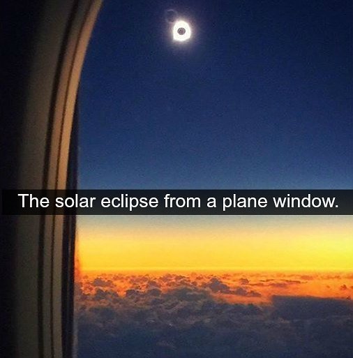 ScienceAlert's tweet photo. That was one hell of a solar eclipse, and this is one hell of a view. 🌒 ✈️ Well played, So… https://t.co/lYF9IpXhgr https://t.co/YvtN1QZPsh