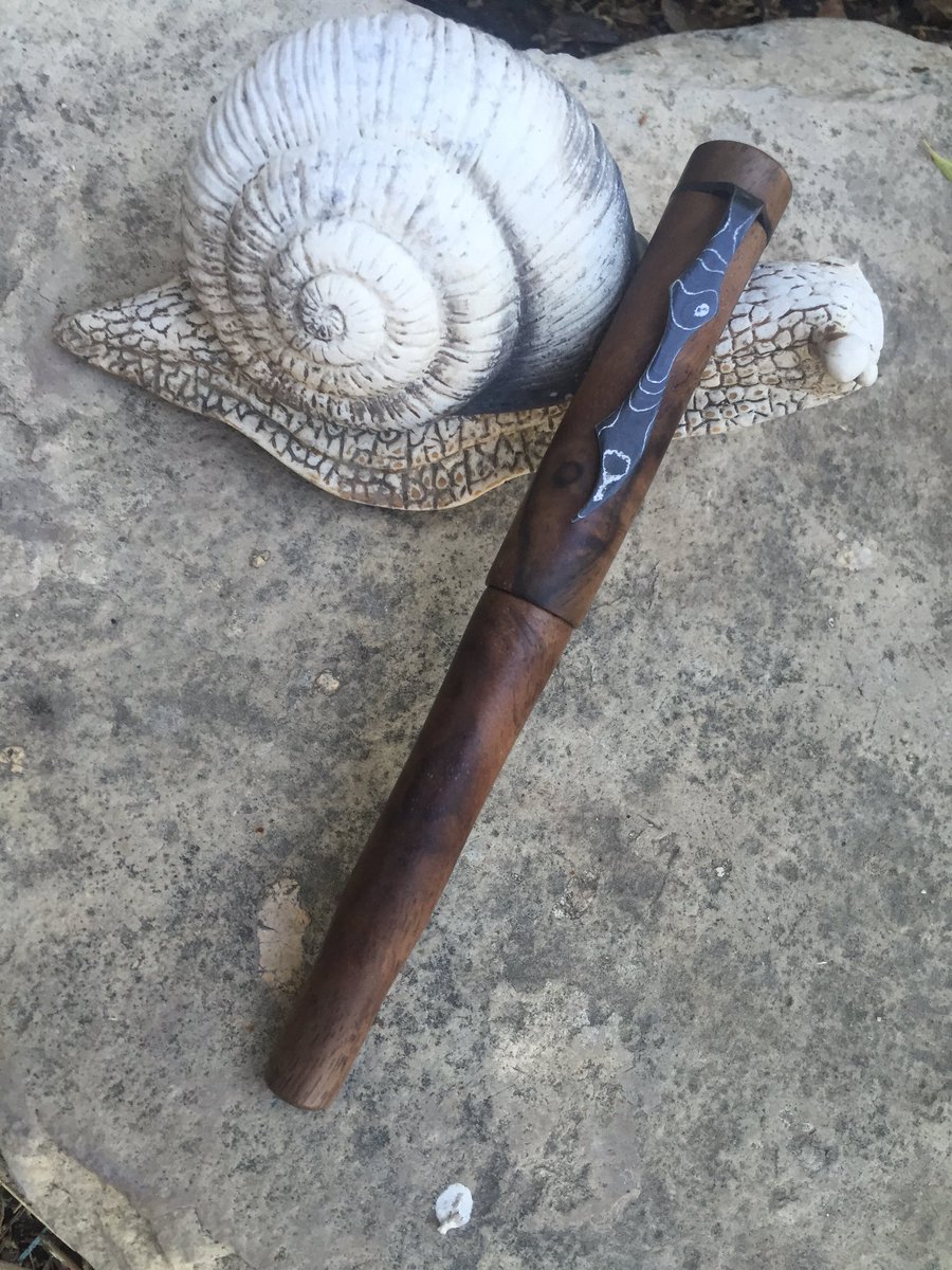 Turkish walnut and Damascus