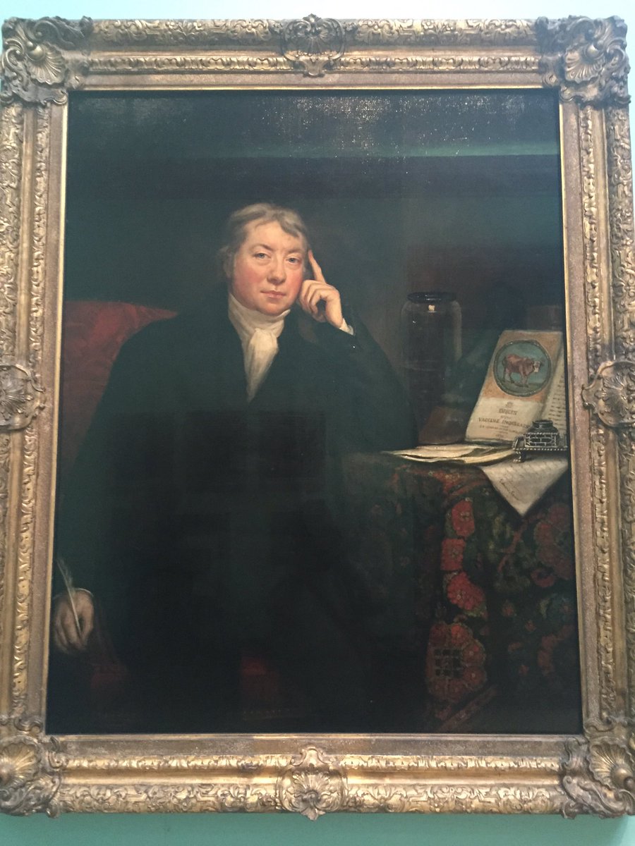 GPacyk's tweet photo. You don't need to introduce Edward Jenner 1749-1823. Nice to meet him at @NPGLondon https://t.co/BEPhcffZi8