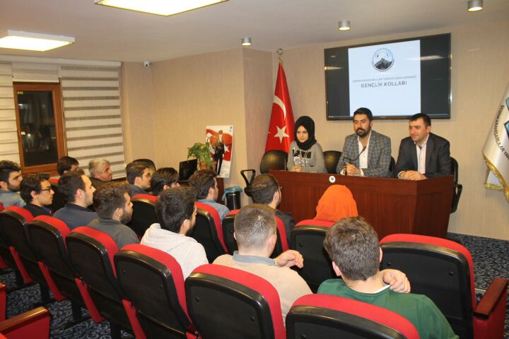 Şebinkarahisar Yardımlaşma  Derneği  Gençlik Kollarının  yönetim kurulu toplantısına  iştirak ettik.