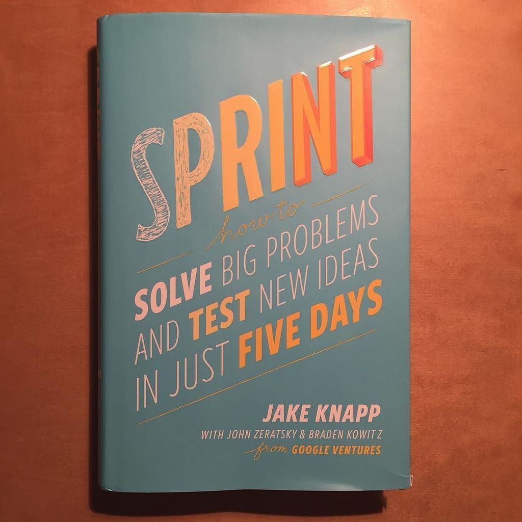 DesignRambles's tweet photo. Pre-order came today! #sprint #designthinking #designmba #designsprint #googleventures #solvebigproblems by brandtโฆ https://t.co/bTMLJTvhl5