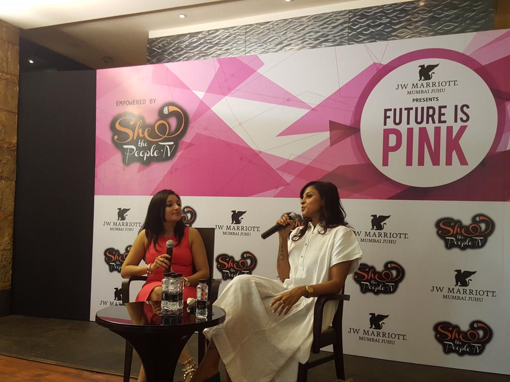 SheThePeople's tweet photo. .@ManasiScott: Being a single mother, I sat down with my son at age5 and explained how mumma will be multitasking https://t.co/rPbqVulMSF