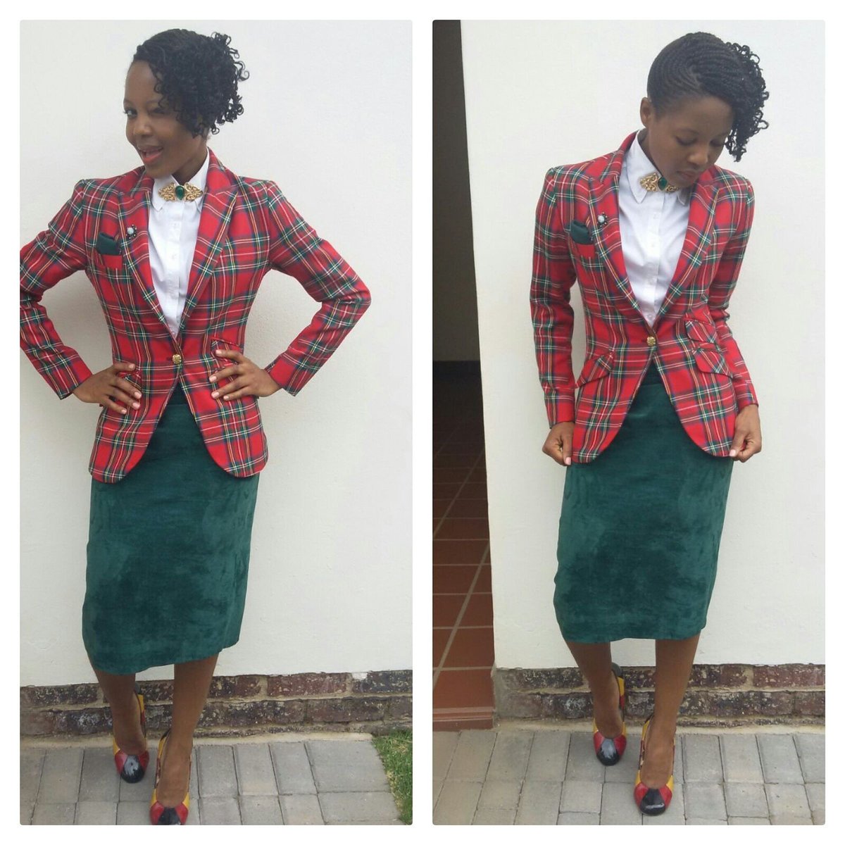 queendom17's tweet photo. The corporate wear doesnt have to be dull and boring.#scotchneverdies #queensofstyle #class #womenswear https://t.co/nHgv9gcSlB