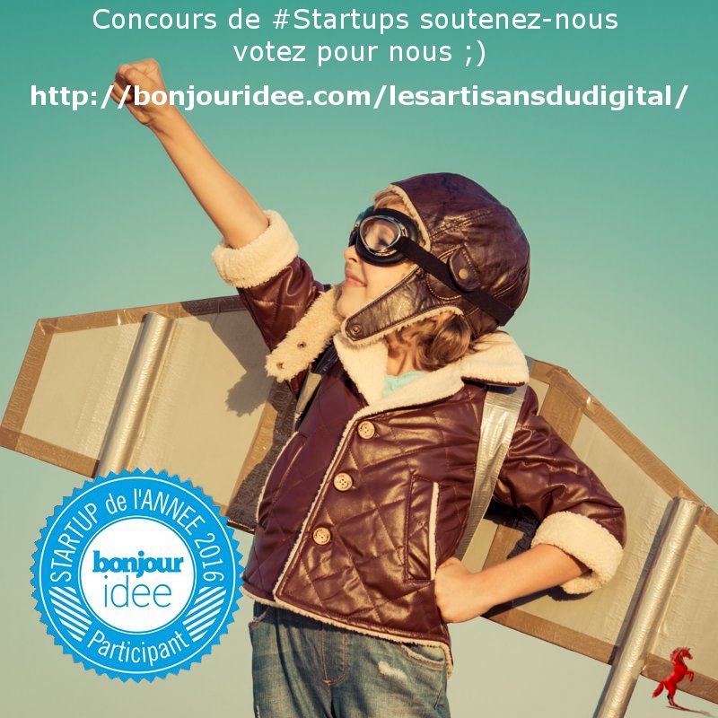 ArtisansDigital's tweet image. @BonjourIdee #StartupDelAnnee #2016 on lache rien ;) bonjouridee.com/lesartisansdud… @SNCFDev @ccifrance @Bpifrance