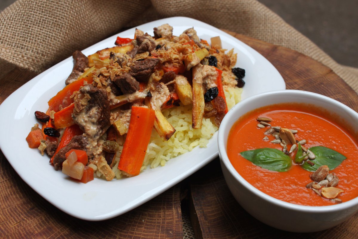 Vai nogaršoji mūsu nedēļas piedāvājumu - krēmīgo tomātu-bazilika zupu un kartupeļu biezeni ar liellopa gaļas ragū?