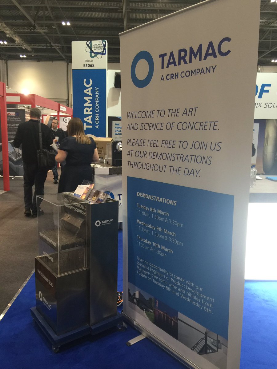TonyMichaelTBC's tweet photo. Permeable paving from @TarmacLtd. #Ecobuild2016 https://t.co/vk75nngguE