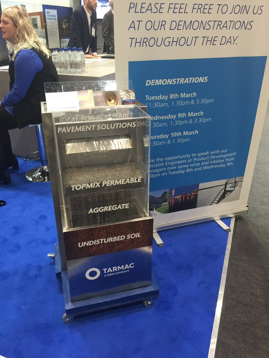 TonyMichaelTBC's tweet photo. Permeable paving from @TarmacLtd. #Ecobuild2016 https://t.co/vk75nngguE