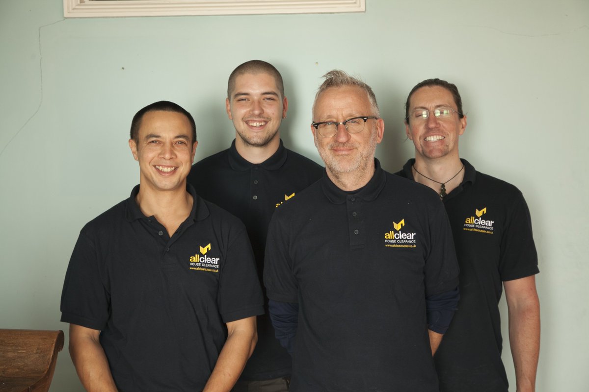 AllClearSussex's tweet photo. House clearance in Brighton - meet the team https://t.co/7J33IaKczM