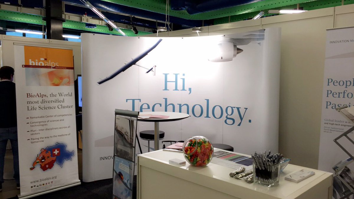 Réunis en compagnie de @Altran_Swiss <a href="/Micronarc/">Micronarc</a> et #BioAlps au Forum HES-SO Ingénierie et Architecture à Montreux !
