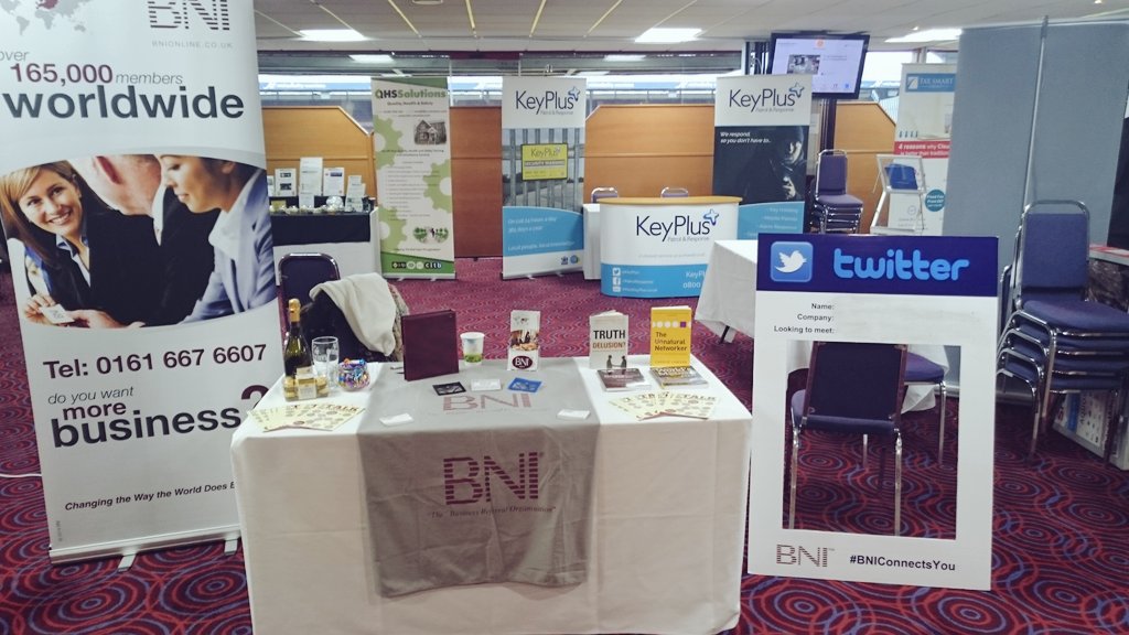 BNIOnline's tweet photo. Ready to go!! #exponorthwest  lovely to see some # BNI crew here too 🙋 @emmasmith2611 @boostbranduk @InsightEnergyS https://t.co/Lqsl6HEPJp