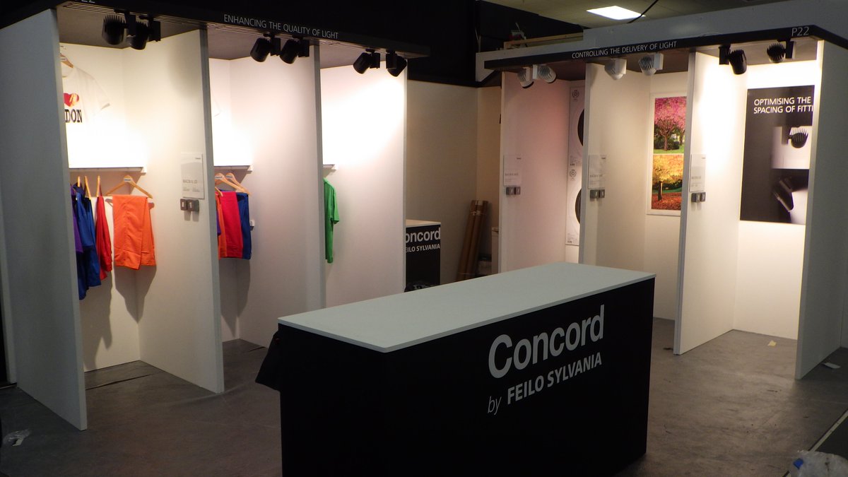 Drop by stand P22 @RtlDesignExpo to view our dynamic &amp; interactive display of cutting edge #LED #lighting technology