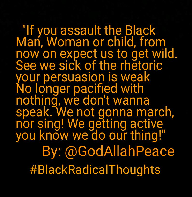GodAllahPeace's tweet photo. #BlackRadicalThoughts
We must make an example on more than several occasions... https://t.co/XlC0CHUcZk