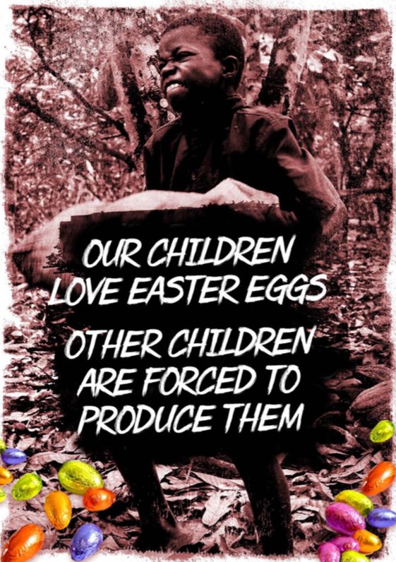 Be a good egg &amp; give slavery free chocolate. Thanks to <a href="/UCAJIMunit/">UCAJIMUnit</a> for this resource ow.ly/ZeJKg